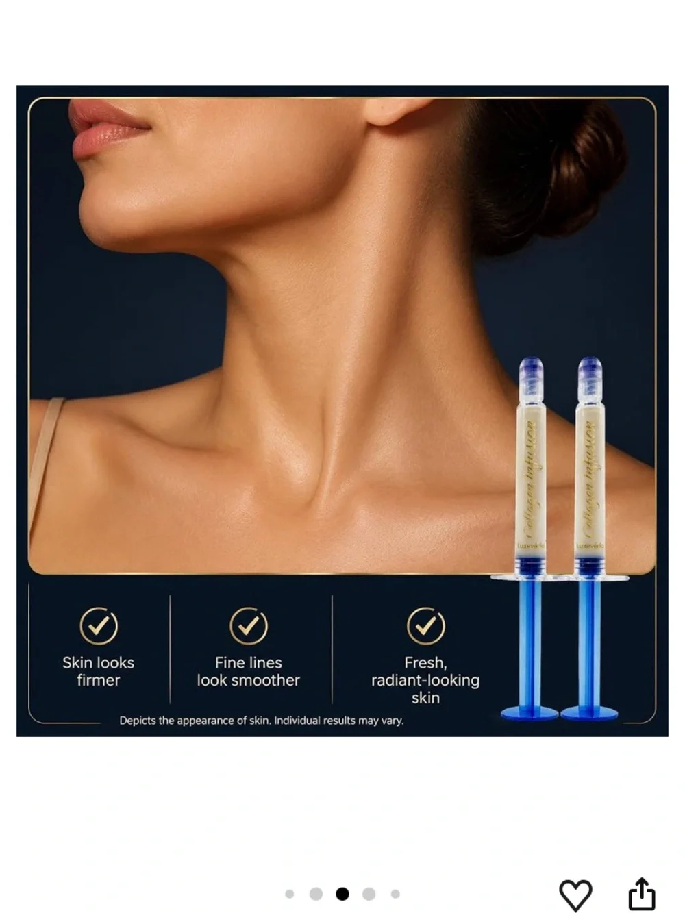 Collagen Infusion Skin Firming Serum, 2-Pack 10 g, Hydrating Face & Neck Serum